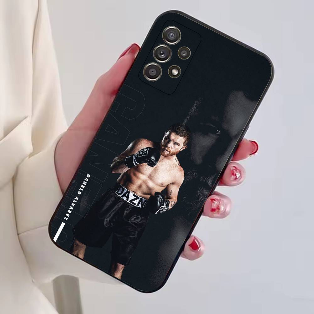Mexico Boxing Canelo Alvarez Phone Case For Samsung S25,S24,S21,S22,S23,S30,Ultra,S20,Plus,Fe,Soft Silicone Black Cover