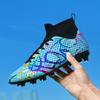 World Cup Messi C Luo Leather Football Shoes Boys and Girls Students AG Long Nails TF Broken Nails Competition Training Shoes