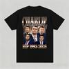 Comique Charlie Kirk RIP 1993-2025 Commémoratif Politique Graphique Rétro Hommes et Femmes Impression Été 100% Coton Pur T-shirt