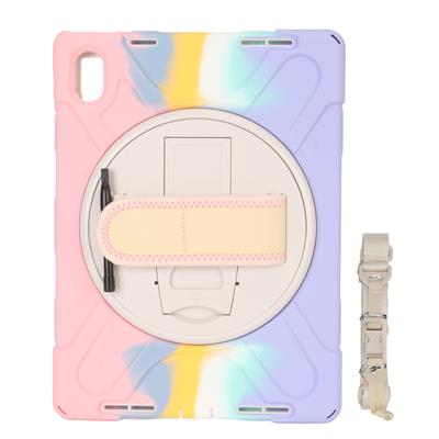 Tablet Protective Case Shockproof Dropproof Tablet Case with Brackets Shoulder Straps for IOS 10