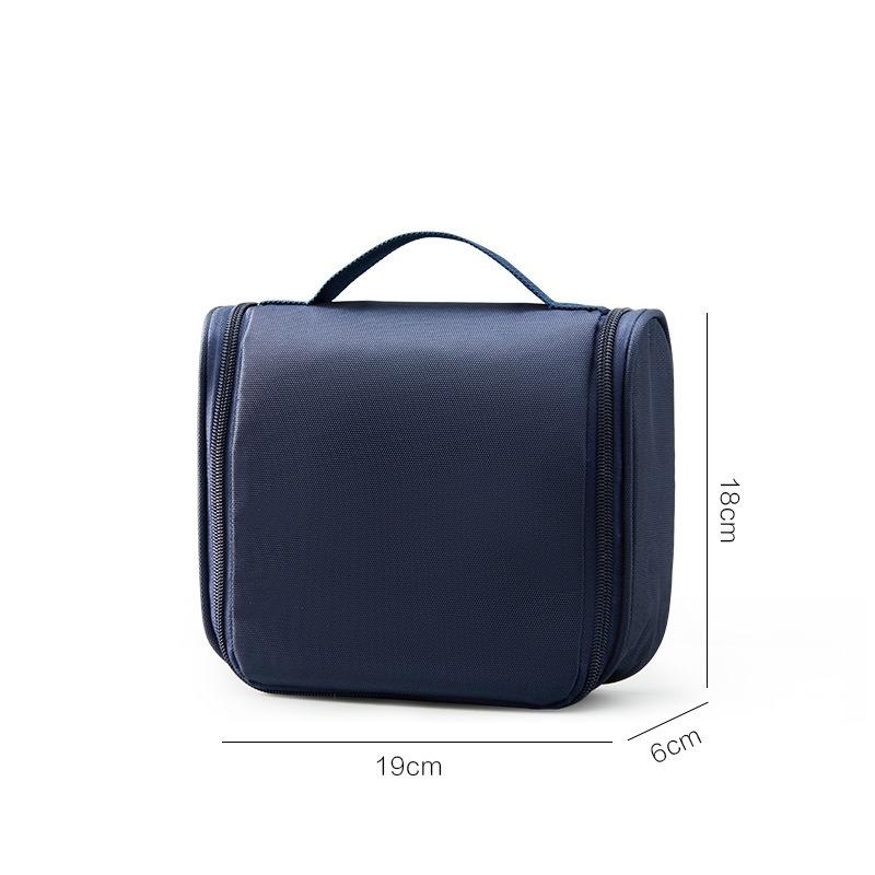 

Carabiner Folding Wash Bag Hook Business Travel Toiletries Storage Bag Cosmetic Bag 18x19x6cm