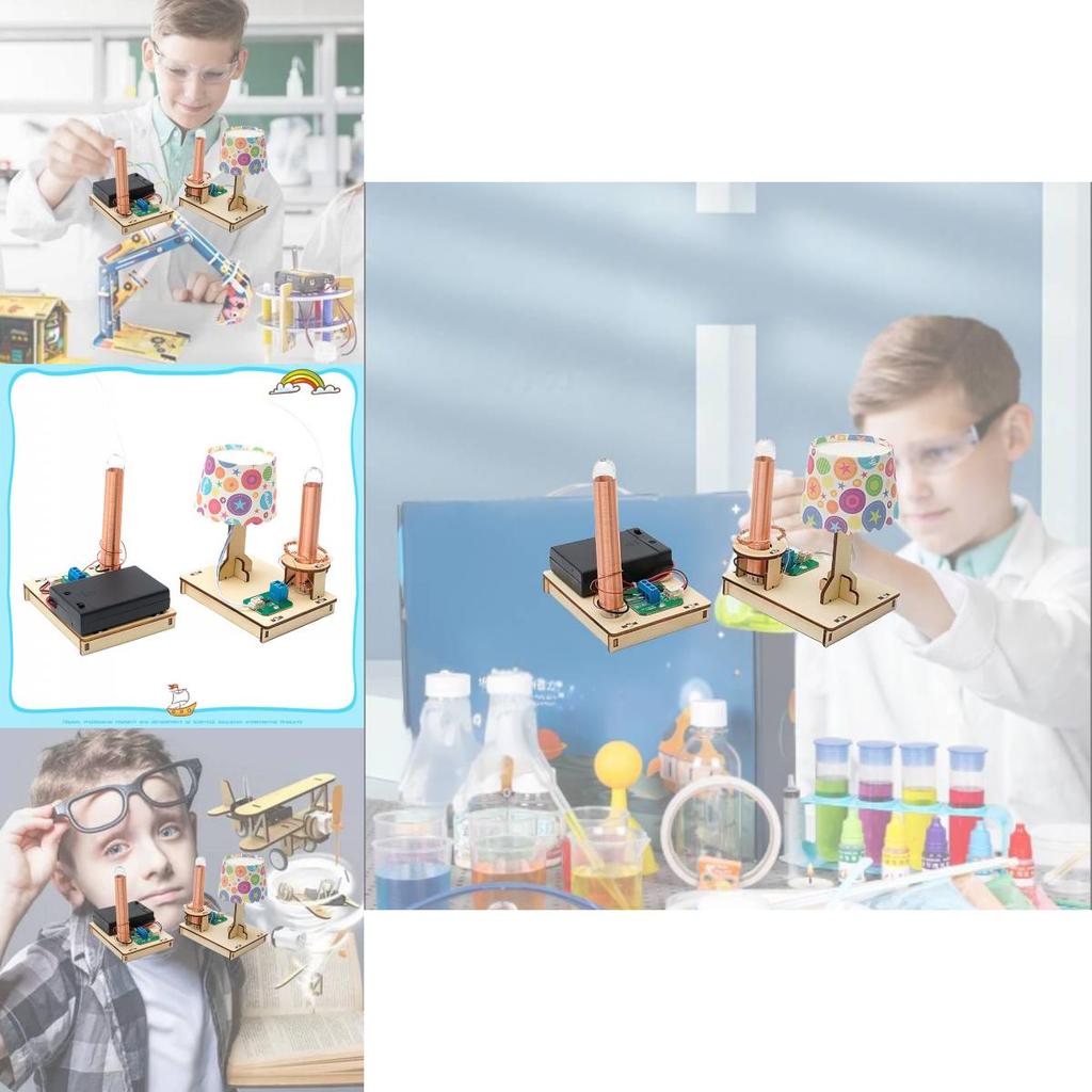 העברת כוח אלחוטית ערכת ניסוי מדעית DIY חומר עץ ניתן להתאמה אישית