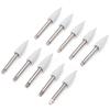 10pcs Dental Polishing Burs Low Speed Dental Grinding Polisher Burs Drill Bits Set Gray
