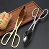 Non-magnetic Stainless Steel Food Clip Scissors Buffet Tongs Household Clamp Cake Dessert Bread Clips Kitchen Accessories