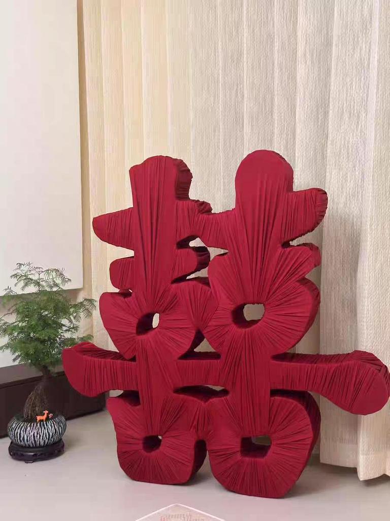 Набір весільних картонних прикрас «Подвійне Щастя», ручна робота