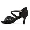 Scarpe da Ballo Latino da Donna Scarpe da Ballo da Sala Tacco Alto 7,5 cm Scarpe da Ballo Latino Tango Valzer