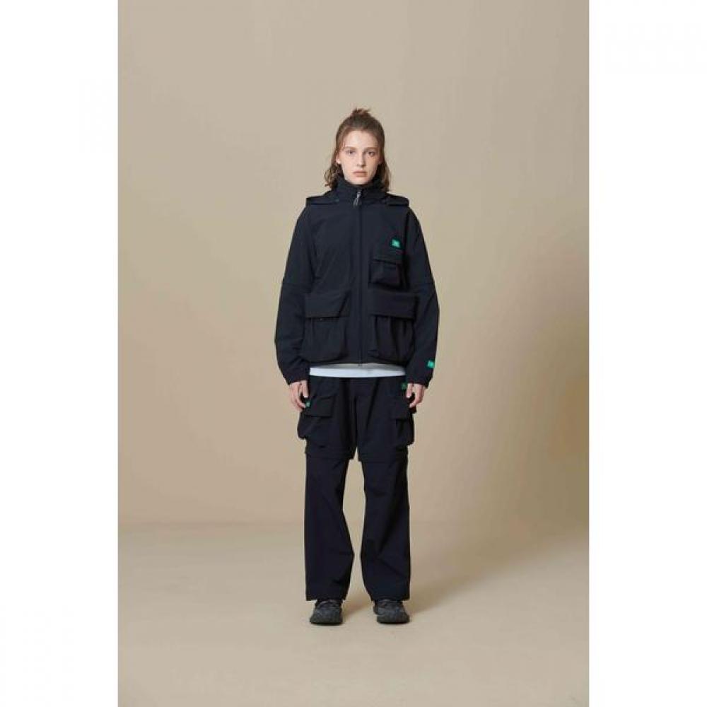 Bbc Earth Convertible Windbreaker  Black    23ss 090