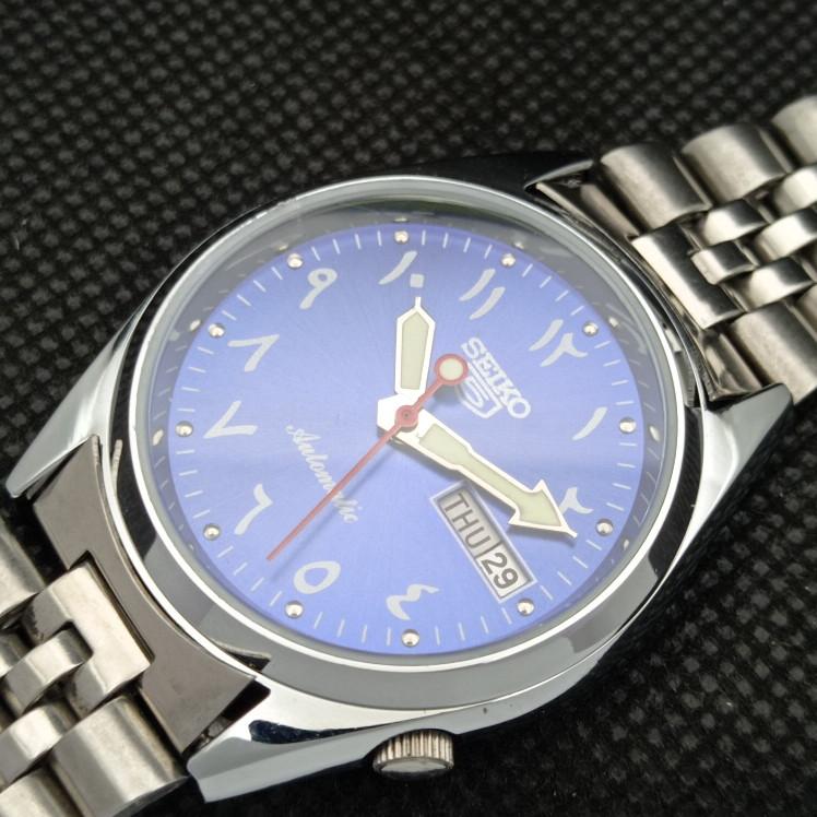 RELÓGIO MASCULINO VINTAGE SEIKO 5 AUTOMÁTICO 6349A JAPONÊS RECONDICIONADO a318895-2 Seiko-a318895