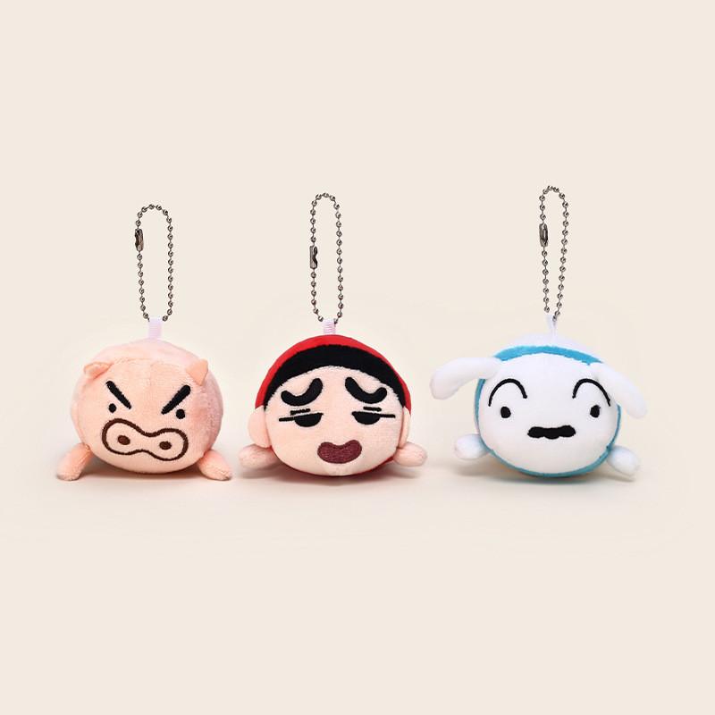 Crayon Chan Shin 3pack Plush Keychain Toys Stress Relief Anime Children Gift