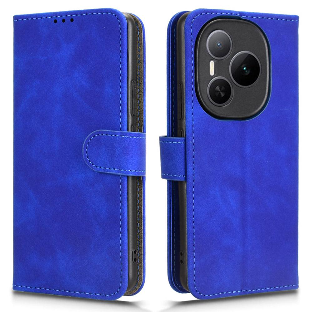 For Honor Power 5G Leather Case Skin Feel Anti Drop Wallet Flip Phone Cover