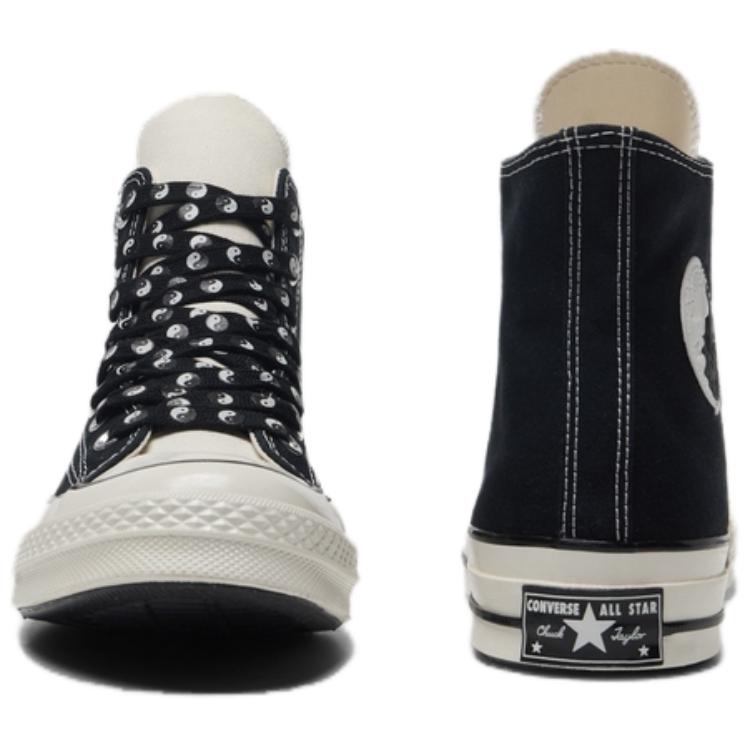 Converse Chuck 70 Hi Yin-Yang Glow in the Dark Unisex Sneakers Black Egret A15034C