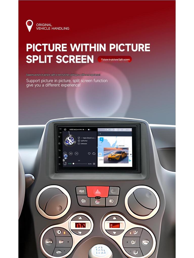 7-inch Android GPS Navigator for Fiat Panda (2012-2022)