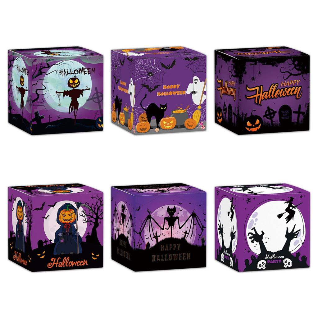 Halloween Decoration Paper Candy Snack Packaging Three-dimensional Paper Box Event Props Party Party Supplies