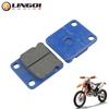 LINGQI RACING Front and Rear Brake Pads Brake Pump Parts For 50cc 70cc 90cc 110cc 125cc 140cc Pit Dirt Bike ATV Quad Scooter