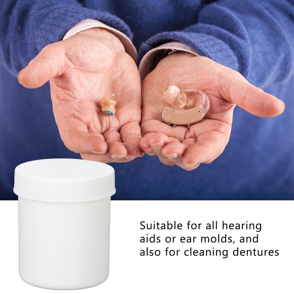 Hearing Aids Drying Box Moistureproof Hearing Aid Amplifier Dry Jar for Cleaning Absorb Water