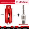 Compact Electric Hammer Water Drill Bit Set for Sharp Hole Opening in Range Hood, Wire Box, and Wall.