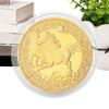 Commemorative Coin Souvenir Collectible Horse Tokens Embossed Collectibles Horse Coin for Friends Women Men Kids New Year