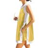 Women's Fashion Loose Sleeveless Short Skirt With Pockets And Shorts Two-Piece Set