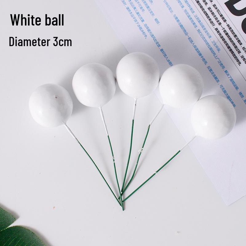 Golden and Silver Ball Cake Decorations with Colorful Birthday Insert Card