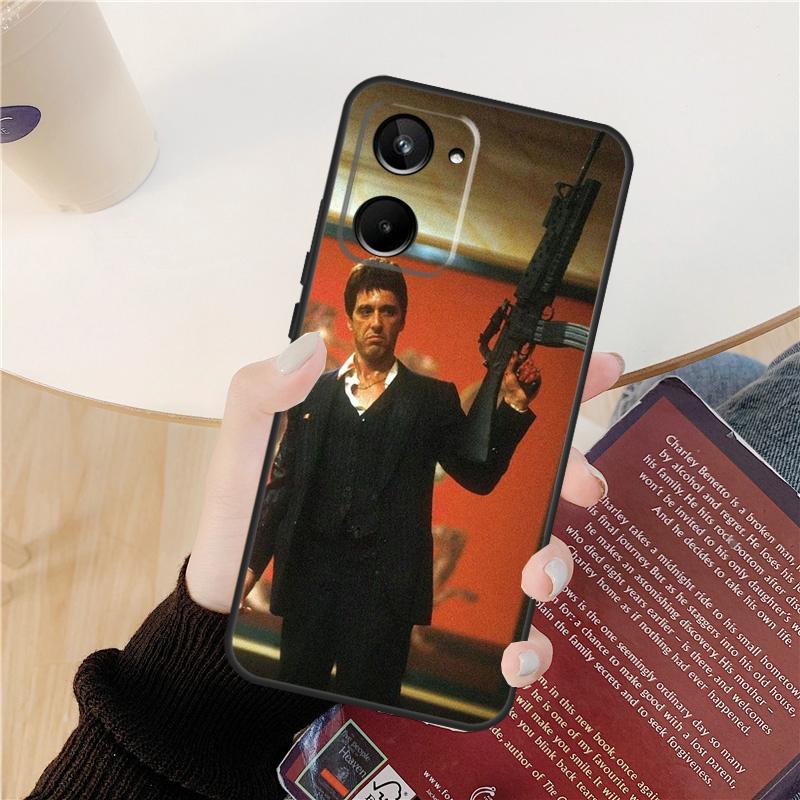 Scarface Tony Montana Case For Realme C55 C75 C67 C61 C53 C51 C21Y C25S 10 11 12 13 14 Pro Plus GT 6T 6 5 GT7 Pro
