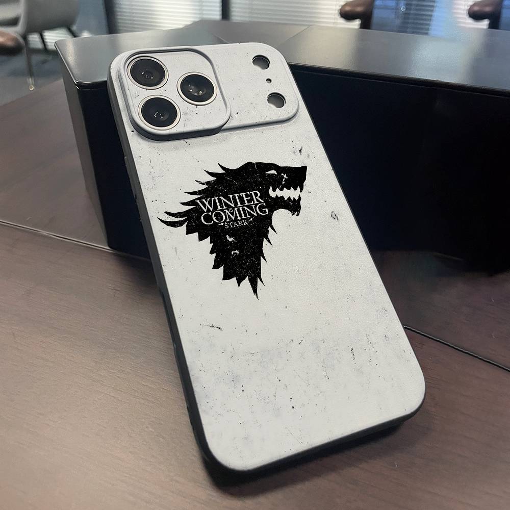 W-Winter Is C-Coming Phone Case For iPhone 15,16,12,13,14,11,17,Pro,Max,Plus,E,Air,Mini TPU Cover