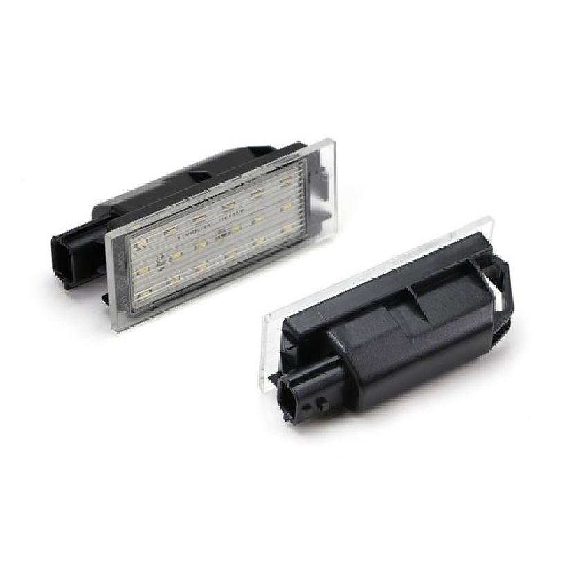 White CAN-bus 18-SMD 3W LED License Plate Lights For 2016-up W453 Smart Fortwo
