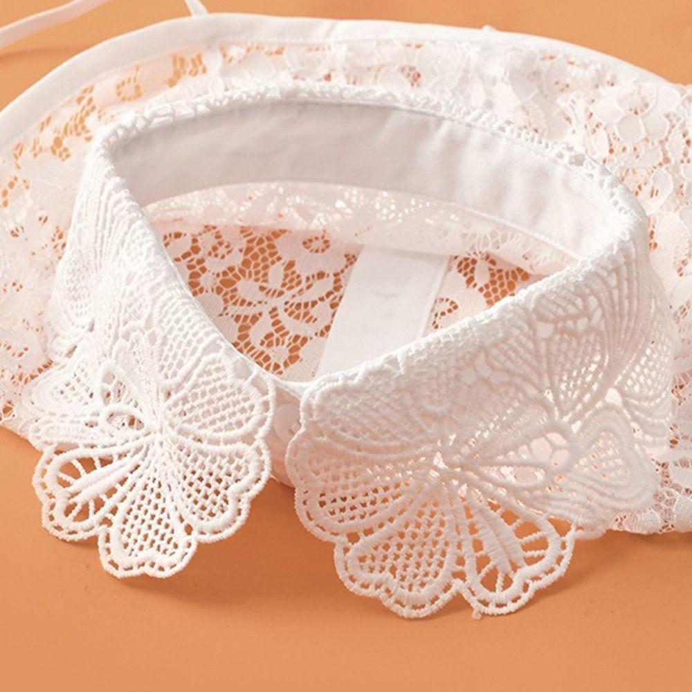 Lace Fake Collar White Black Lapel Half Shirt New Fashion False Collar Women Girls
