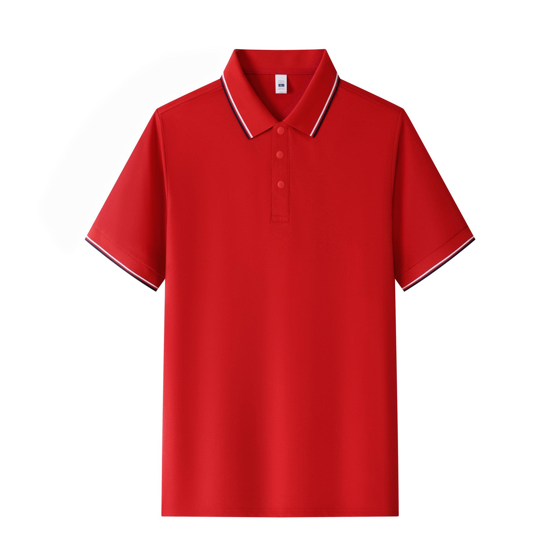 Men s Custom Color Block Polo Shirts with Logo Print – Simple Lapel Design for Work