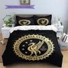 Set Copripiumino Trapuntato con Fantasia Liverpool Football Club Decorazione per la Casa Regalo (1 * copripiumino + 2 * federe senza imbottitura)
