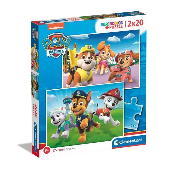 Puzzle 2 x 20 pièces : Pat' Patrouille (Paw Patrol)