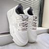 Popular Hong Kong style platform white shoes women's spring and autumn senior sense 2025 new niche versatile casual sports shoes