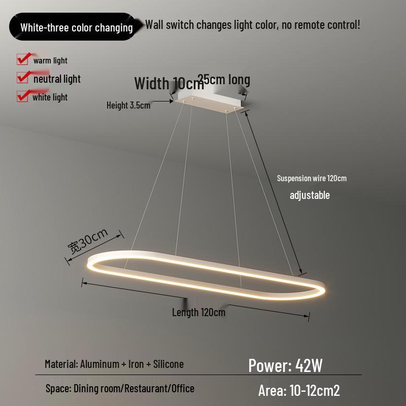 Nordic Modern Minimalist Chandelier for Dining and Reception Rooms