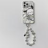 Japanese and Korean Cute Puppies Are Suitable for Apple 16 Feather Yarn Mobile Phone Case iPhone17 Acrylic New Painted Cartoon