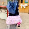 Kawaii Starry Sky Ita Bag Large Capacity Japanese Anime Shoulder Bag With Clear Display Window Cute Angel Wing Crossbody Handbag