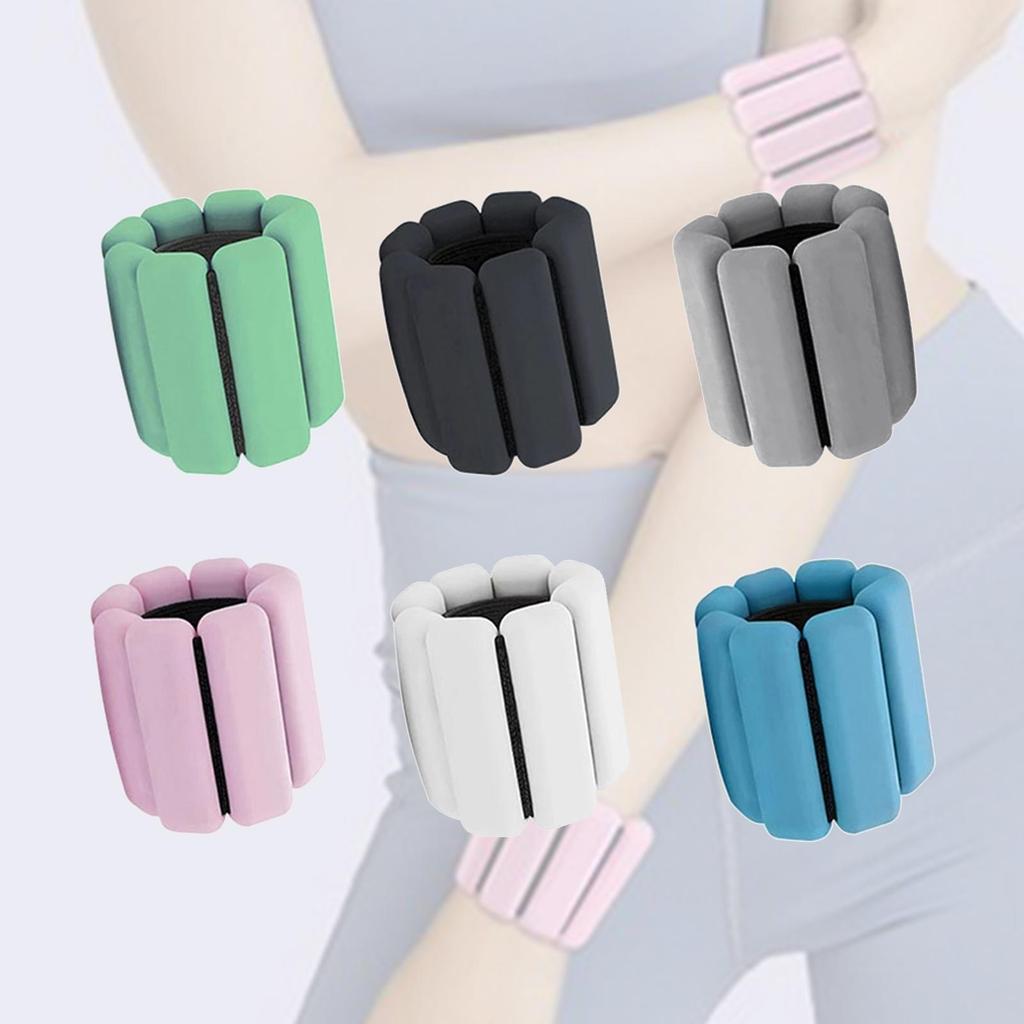 Adjustable Ankle Weights for Women Men Kids, Wrist Weight Set 1 lbs with Removable
