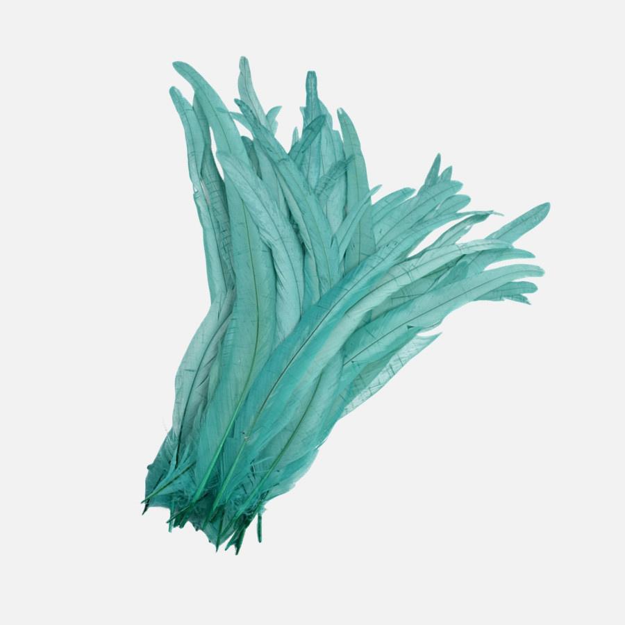 100Pcs 25-45CM DIY Rooster Feather Crafts Sewing Clothing Decor Plume Home Party Women's Feather Headwear Wedding Accessories