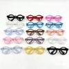 10cm & 20cm Cotton Plush Bear Glasses - Self-Deprecating Bear Doll Accessories