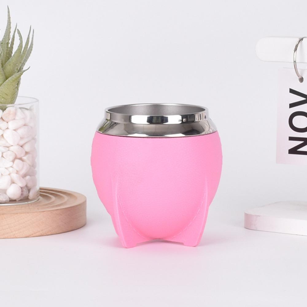 Double Wall Yerba Mate Cup Stainless Steel Vacuum Mug Beverage Cup Rocket Coffee Cup  Brazil