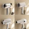 Hair Dryer Holder Wall Mounted Hair Straightener Dryer Hair Stand Bathroom Organizer Shelves Washroom Organization Shelves