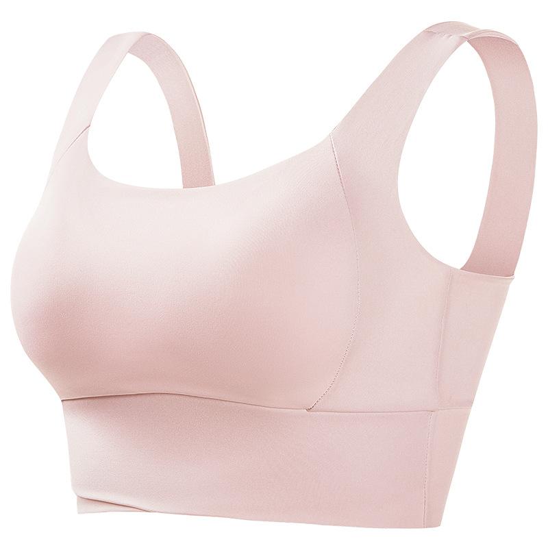 Sport Bras for Women GYM Running Yoga Beauty Back Vest Tank Tops Lager Size Wire Free Push up Padded Shock Absorption Bralette