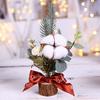 Urlaub Fake Tree Branch Berry Flower Christmas Showcase Ornament Desktop Decor