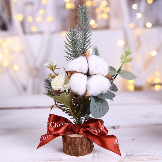 Urlaub Fake Tree Branch Berry Flower Christmas Showcase Ornament Desktop Decor