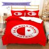 SK Prague Slavia Pattern Bedding,Quilt Set Quilt Cover Pillowcase Home Birthday Gift (1 * Duvet Cover + 2 * Pillowcase, Without Core)