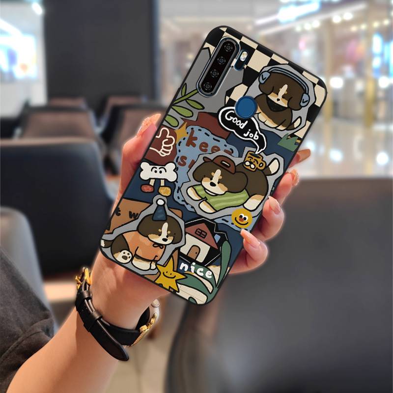 Cute Waterproof Phone Case For Blackview A80 Pro Back Cover Silicone TPU Cartoon Dirt-resistant Soft case Graffiti