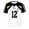 T-shirt Estiva Haikyuu a Maniche Corte da Uomo Abbigliamento da Allenamento Squadra di Pallavolo Donna Casual Stampata Abbigliamento Genitore Adulto Manica Corta