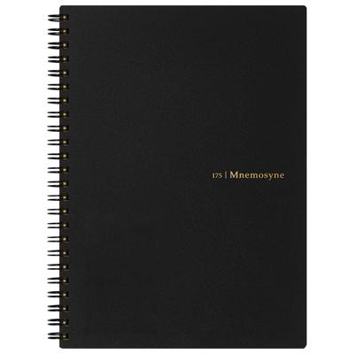 Maruman Note Neemocine kroužkový bankovník k 20. výročí, linkovaný, 8mm, A5, černý, N175