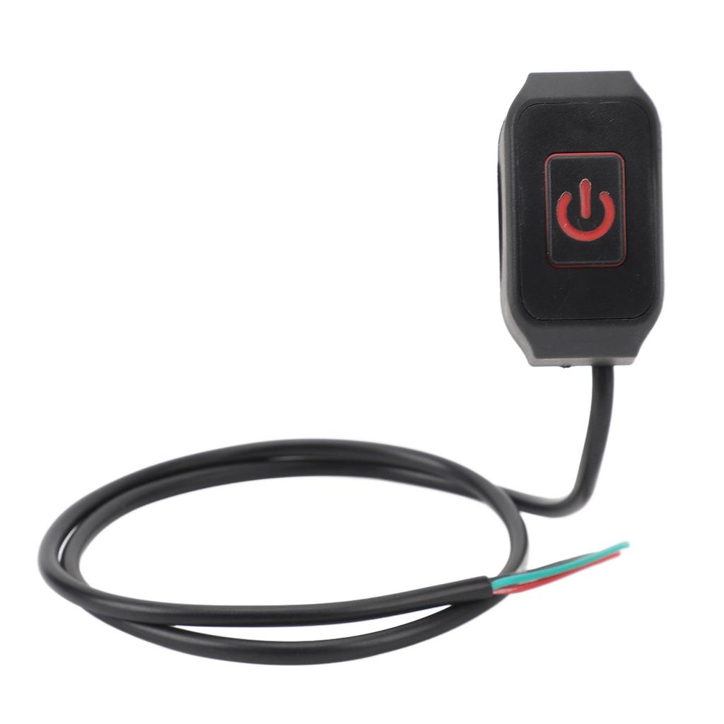 22mm Waterproof Motorcycle Switch Universal Handlebar Horn Headlight Control Button Switch Blue