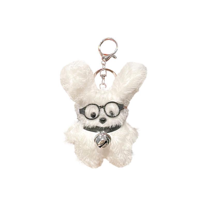 Dog Eyecatching Plush Keyring With Adorable Accessories And Soft Material Design