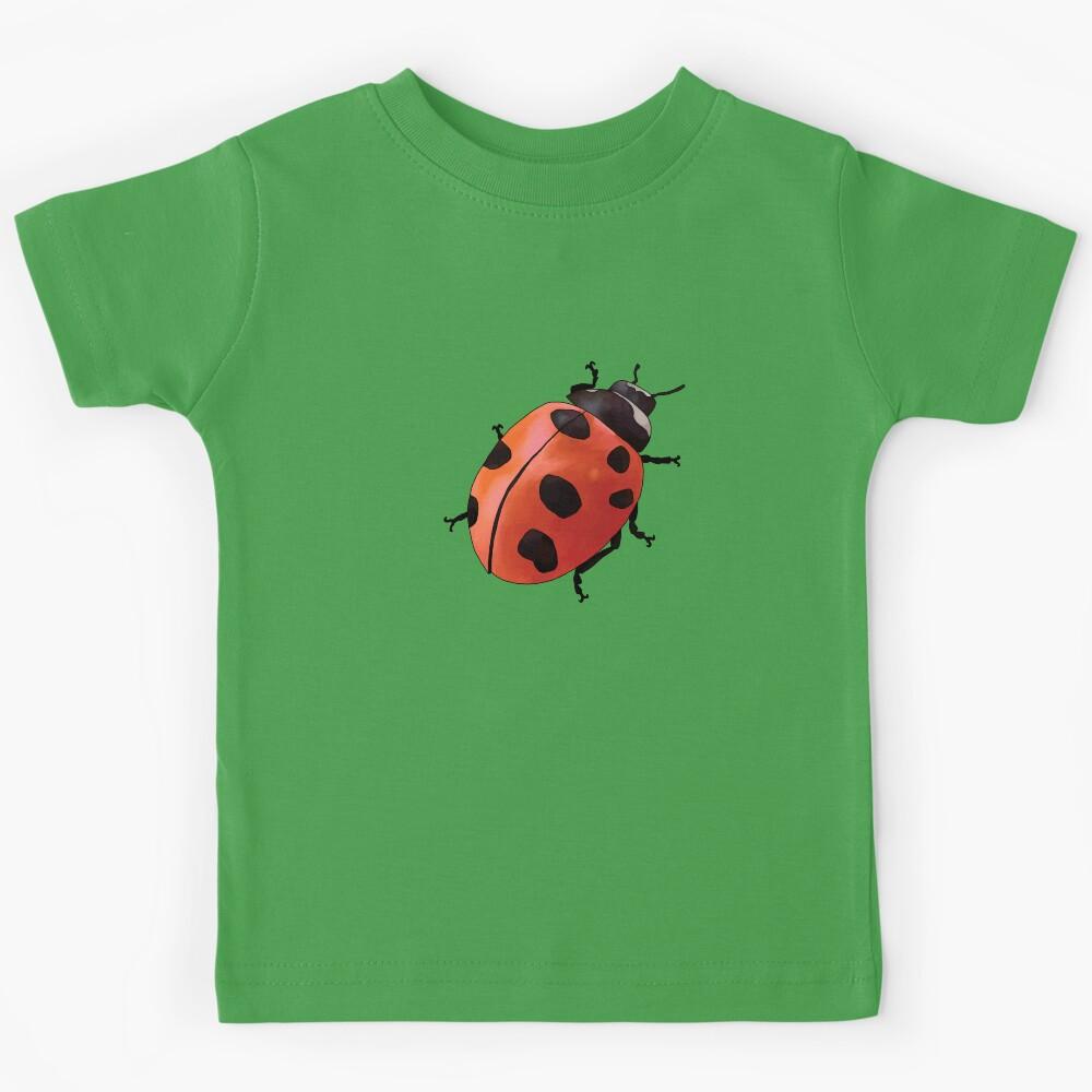 Nine-spotted Ladybug | Coccinella novemnotata Kids T-Shirt 100