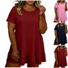 Women's  Short Sleeve Beach Dress Casual Dress